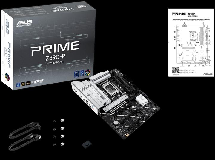 Actual product image ASUS PRIME Z890-P (LGA 1851, Intel Z890, ATX)