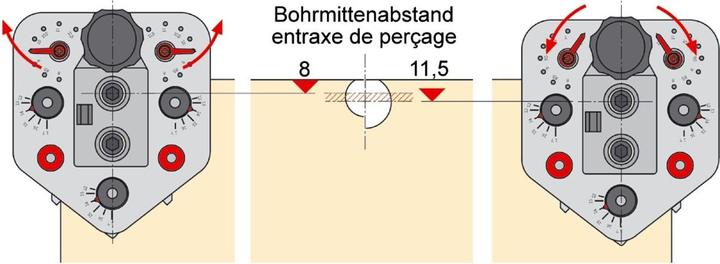 Produktbild Hettich Bohrlehre Drill-Jig VB (Verbindungsbeschlag, 1 Stk.)