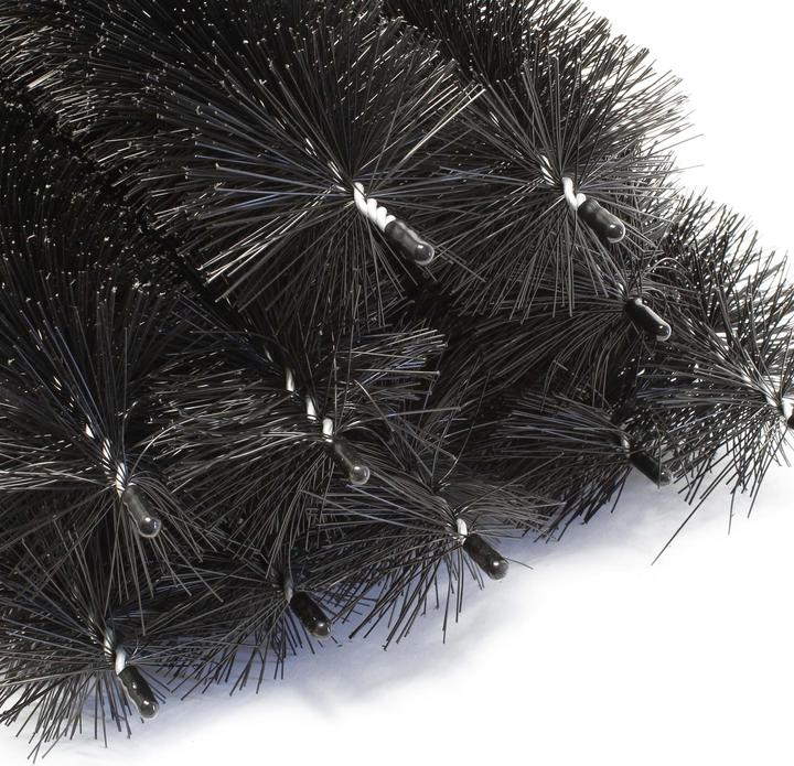 Produktbild Wiltec Black Brush Teichbürste Set 24 Filterbürsten 30x15cm Gartenteich Koiteich