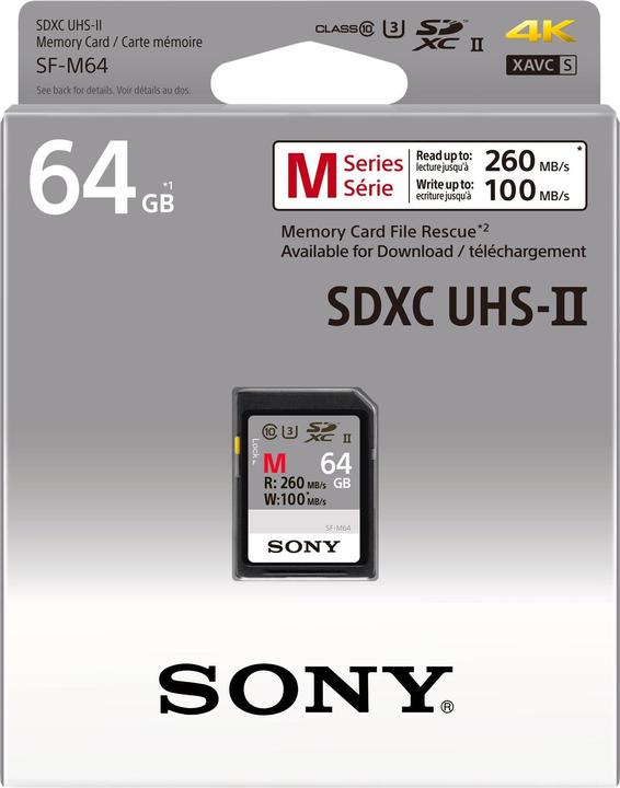 Produktbild Sony SF-M Tough (64 GB, SDXC, U3, UHS-II)