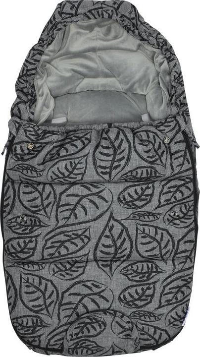 Actual product image Dooky Footmuff 0-6 months, Grey Leaves