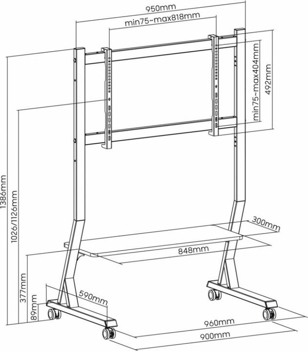 Image du produit Art STO SD-22 (Universel, 90", 60 kg)