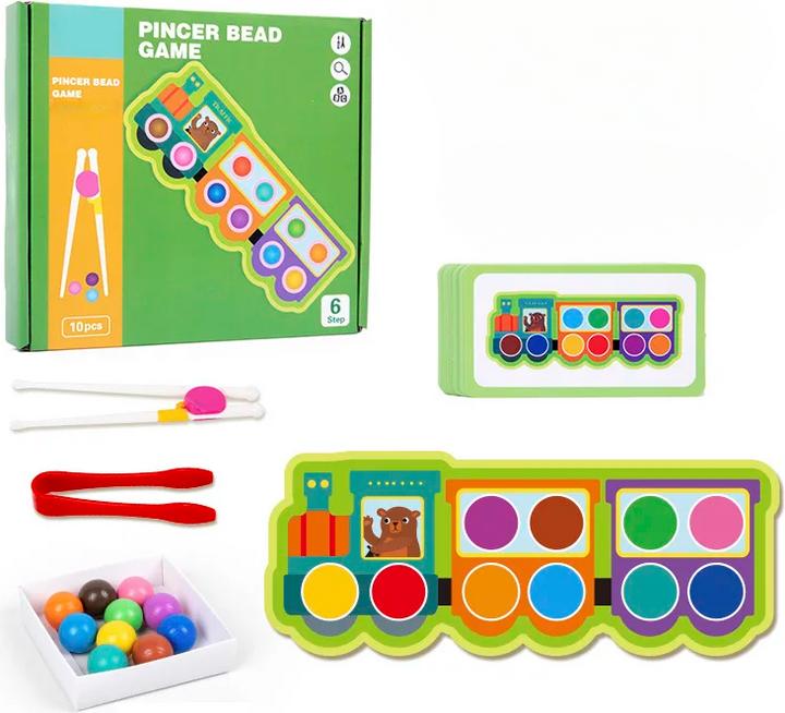 Produktbild Activity Board Clip Perlen Farbe Klassifizierung Matching Spielzeug Kinder Logik Konzentration Feinmotorik