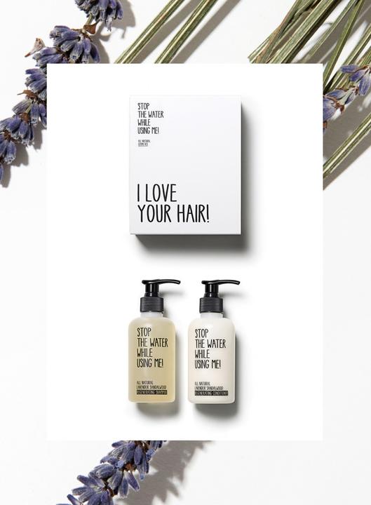 Actual product image Stop The Water While Using Me! All Natural Hair - Lavender Sandalwood Set (200 ml, Liquid shampoo)