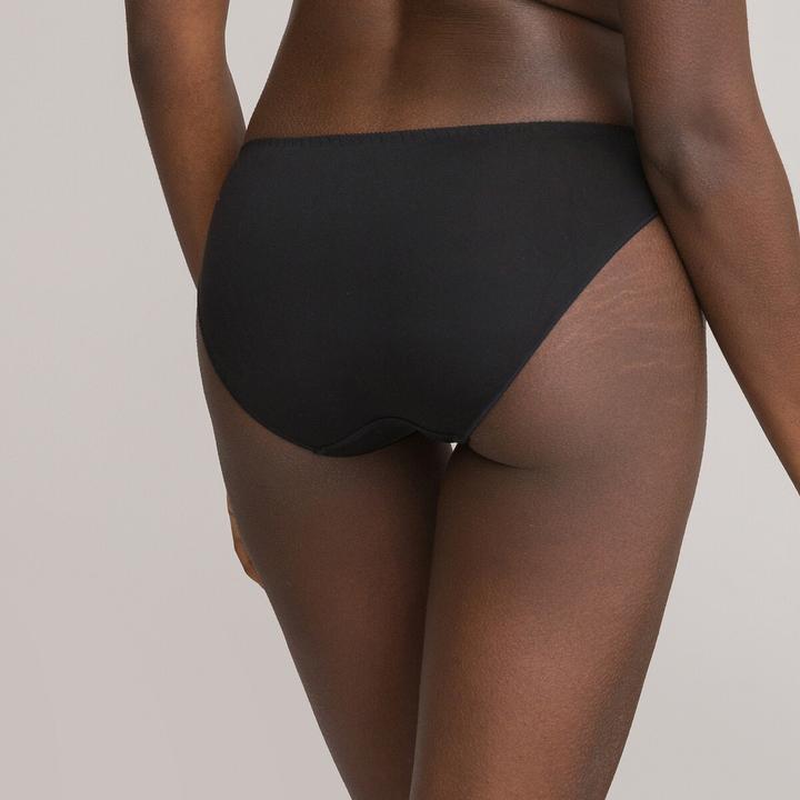 Image du produit La Redoute Collections Slip en microfibre avec détails en dentelle (42, Une unité par pack)