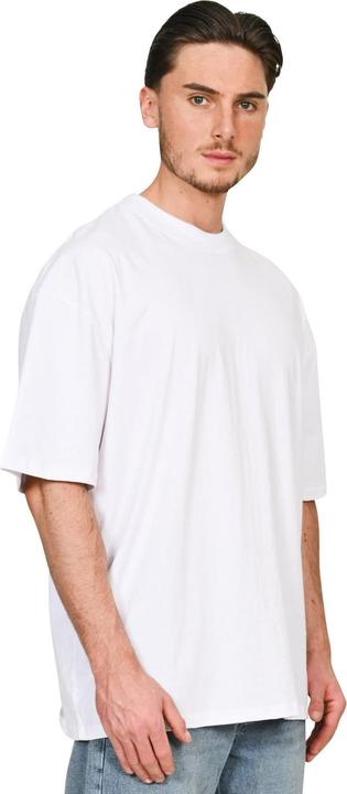 Actual product image Casual Classics Unisex Adult Combed Ringspun Cotton Extended Neckline Tall Oversized T-Shirt (XXL)