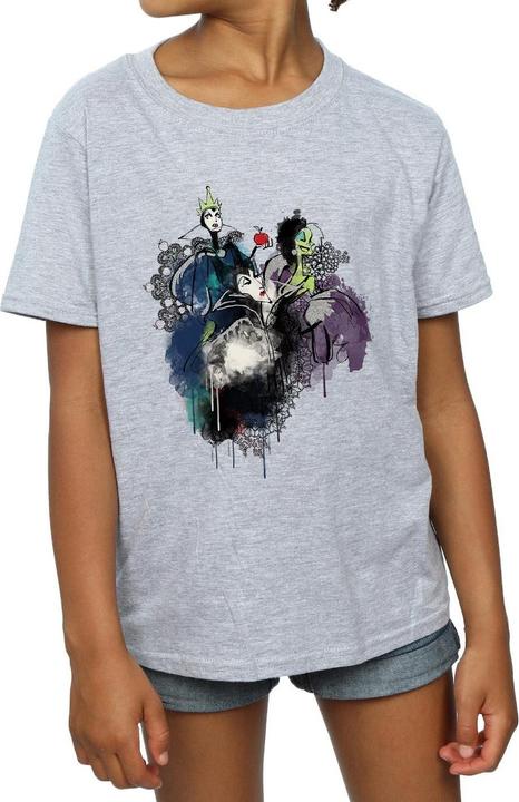 Image du produit Disney - T-shirt VILLAINS SKETCH - Fille (140, 146)