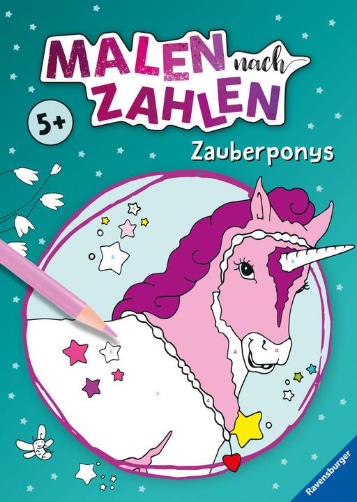 Image du produit Ravensburger Peindre par numéros : Poneys magiques