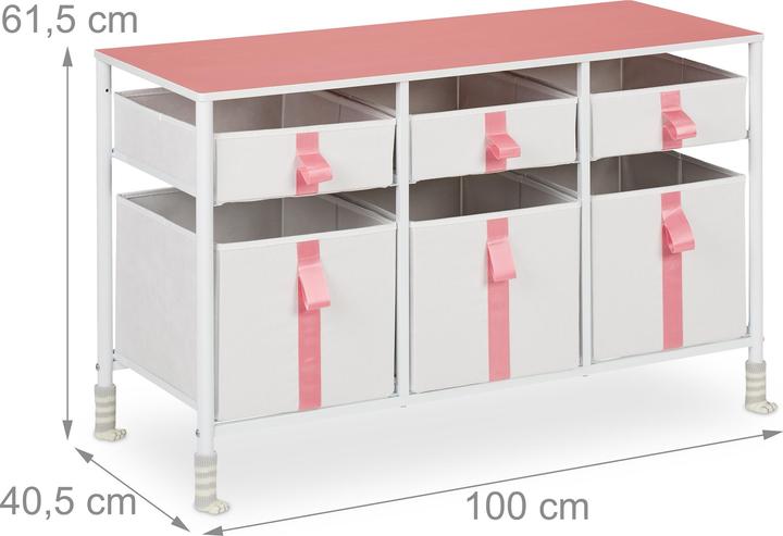 Immagine prodotto Relaxdays Cassettiera per-bambini