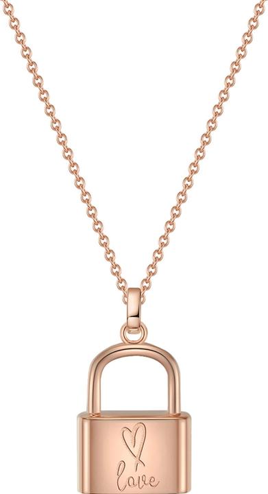 Actual product image Glanzstücke München Ladies lock sterling silver rose gold 40.0 cm base chain + 5.0 cm extension - 11852 (Sterling Silver, 40 - 45 cm)