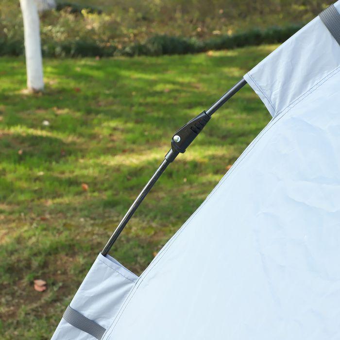 Image du produit Swisshandel24 Tente de camping 3-4 personnes tente familiale tente dôme 210T PU 3000mm montage facile acier gla (Tente igloo, 4 personnes)