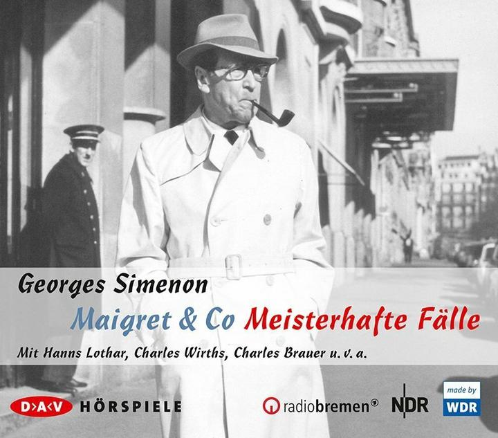 Produktbild Maigret & Co - Meisterhafte Fälle (Charles Brauer, Charles Wirths, Hanns Lothar, Georges Simenon, Deutsch)