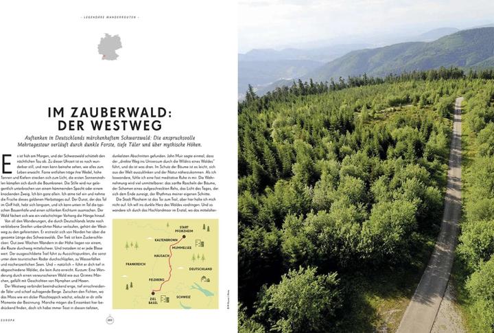Actual product image Legendäre Wanderrouten (German, The Lonely Planet, 2020)