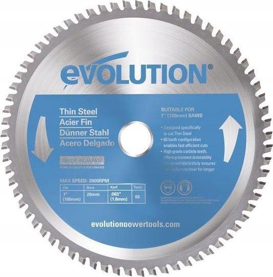 Immagine prodotto Evolution Sega per acciaio sottile TCT 180 mm