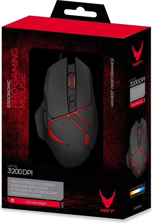 Immagine prodotto Varr Mouse V-360 (VGM0360) (Cablato)