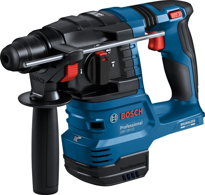 Produktbild Bosch Professional Akku-Bohrhammer mit SDS plus GBH 18V-22, L-BOXX, ohne Akkupack (Akkubetrieb)