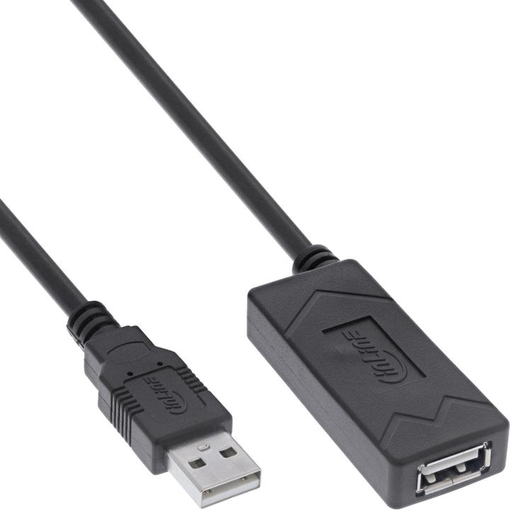 Immagine prodotto InLine Prolunga attiva USB 2.0, spina/presa USB-A, 7,5 m (7.50 m, USB 2.0)