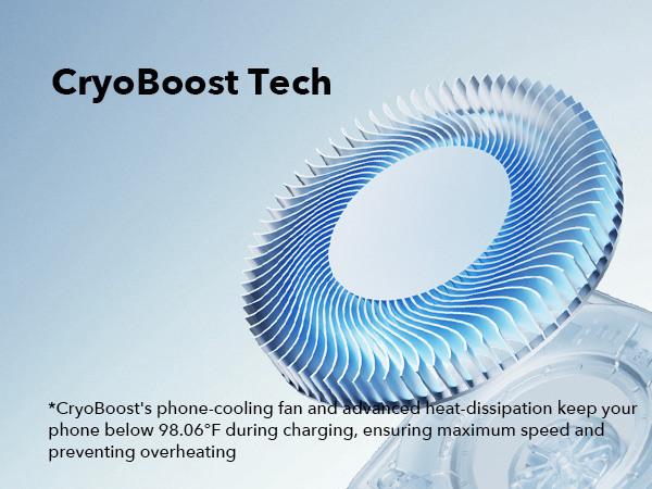 Actual product image ESR HaloLock CryoBoost MagSafe Car Mount Wireless Charger