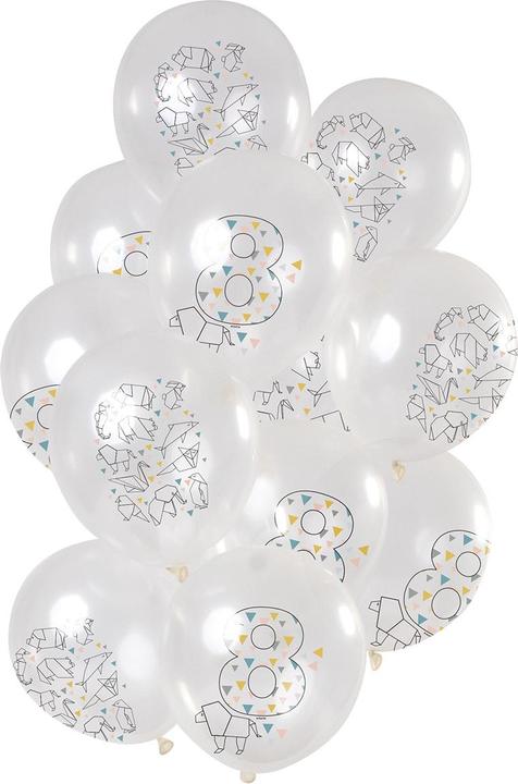 Immagine prodotto Folat Palloncini Origami 8 anni 30cm - 12 pezzi