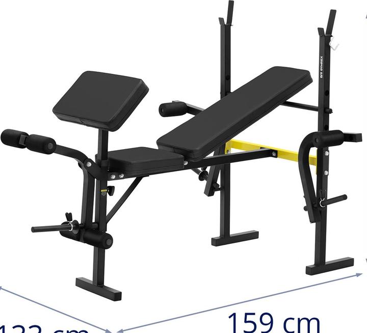 Immagine prodotto Gymrex Panca multifunzione - Capacità di carico fino a 100 kg - Regolabile