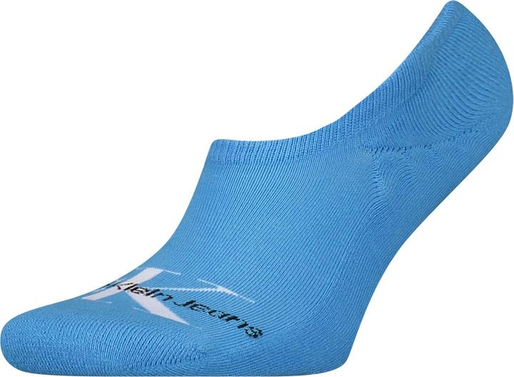Produktbild Calvin Klein Men's Logo High Cut Footie 1 Pack Socks, Blue Crush, ONE Size (40 - 46)