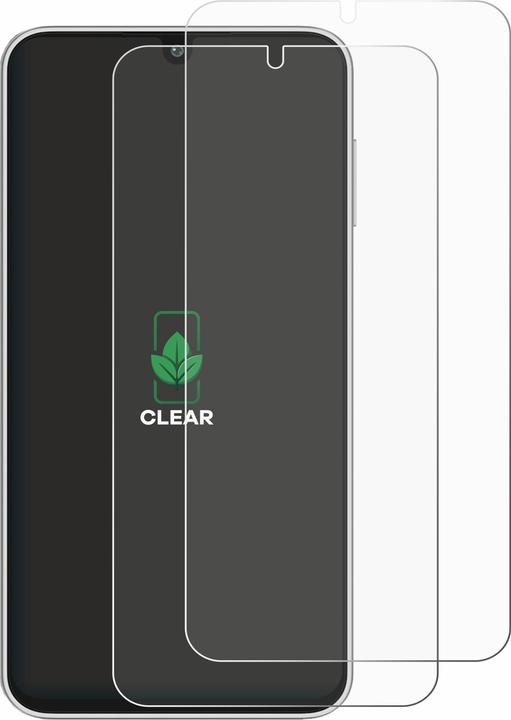 Produktbild ScreenLeaf Schutzfolie nachhaltiger Displayschutz Display Schutz Folie Klar Transparent (2 Stück, Samsung Galaxy A16 5G)