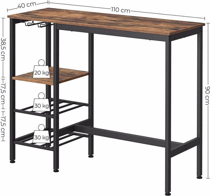 Actual product image Vasagle Havanna (110 x 40 x 90 cm)