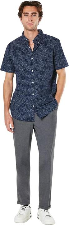 Actual product image Universal Textiles Mens Peak Ditsy Print Short-Sleeved Shirt (XL)