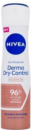 NIVEA Antiperspirant spray Derma Dry Control (Anti-Perspirant) 150 ml (Spray, 150 ml)