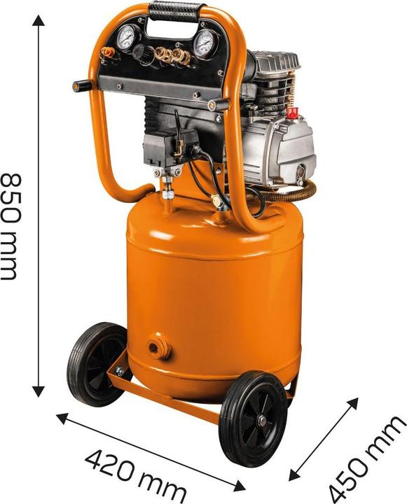 Actual product image Neo Tools Vertical oil compressor 40l, 230V (40 l)
