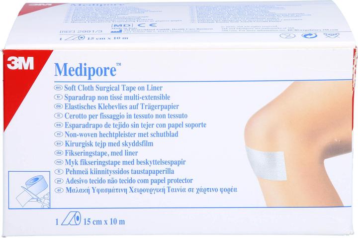 Immagine prodotto 3M Medipore vello di fissaggio 15cmx10m Liner (1 x)
