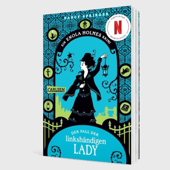 Immagine prodotto Enola Holmes: Der Fall der linkshändigen Lady (Tedesco, Nancy Springer, 2024)