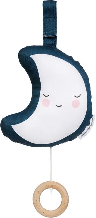 Produktbild A Little Lovely Company Mobile mit Musik MUMOBU01 Mond 140x210x60 mm