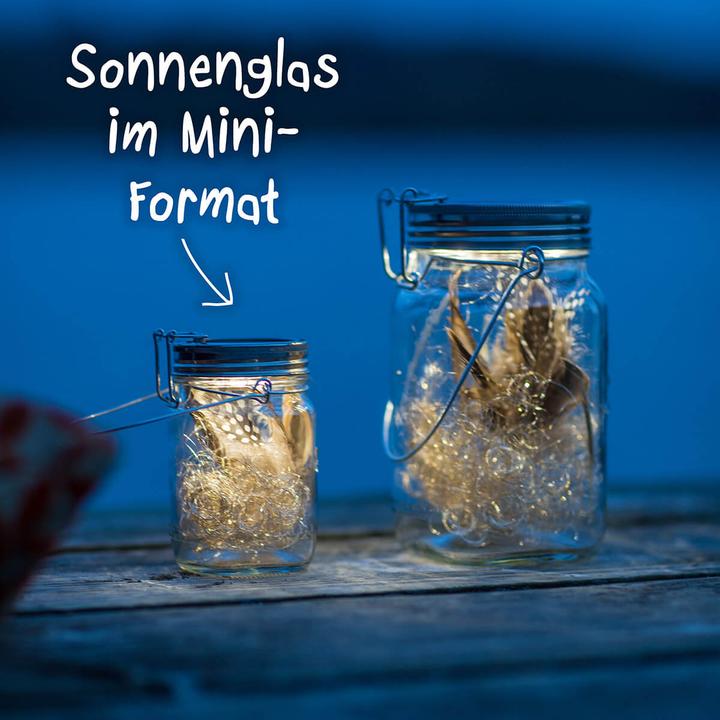 Image du produit Sonnenglas Lampe solaire dans un bocal (Ø 8,5 x 11 cm, 1 x)