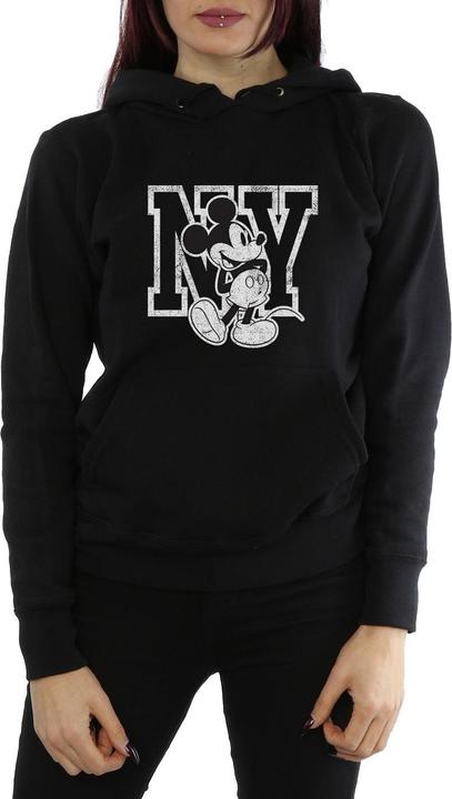 Immagine prodotto Disney Mickey Mouse NY Kicking Felpa con Cappuccio Donna (L)