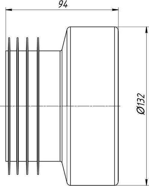 Image du produit Ani Plast WC PIPE PAN DIRECT CONNECT W0210EU D100