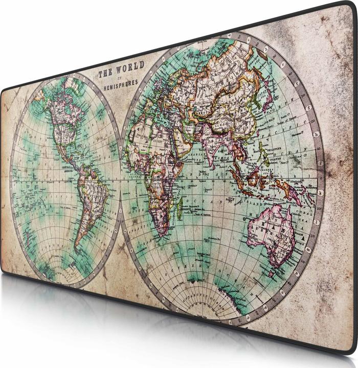 Image du produit CSL Tapis de souris de jeu, Tapis de souris XXL 900 x 400mm, Précision & Vitesse, Old Map (XXL)