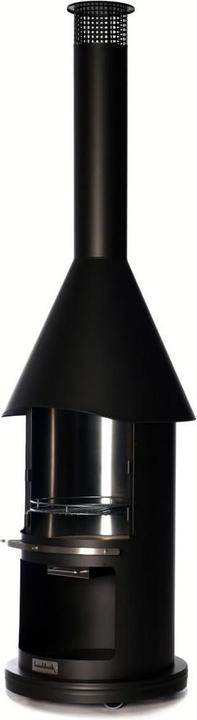 Immagine prodotto Buschbeck Caminetto in acciaio inox Auckland nero Ø 65 x 230 cm