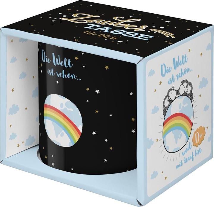 Immagine prodotto Sheepworld Tazza da caffè Il mondo è bello 350 ml, 1 pezzo (350 ml, 1 x)