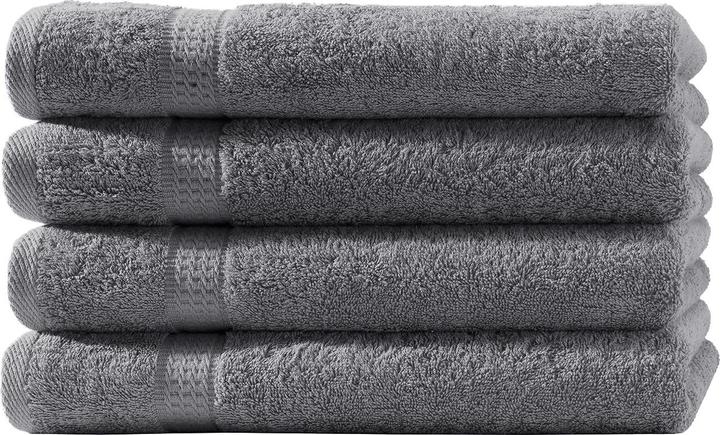 Image du produit Casativo Set de serviettes 12 pièces anthracite (50 x 30 cm, 150 x 100 cm, 100 x 50 cm)