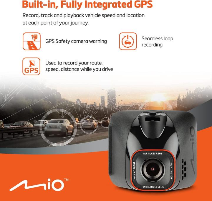 Actual product image Mio Mivue C570 (GPS receiver, Accelerometer, Full HD)