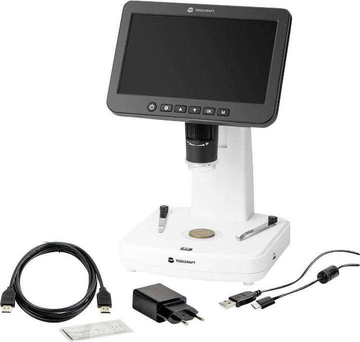 Image du produit Toolcraft TO-9407067 Microscope numérique 300 x épiscopie, diascopie