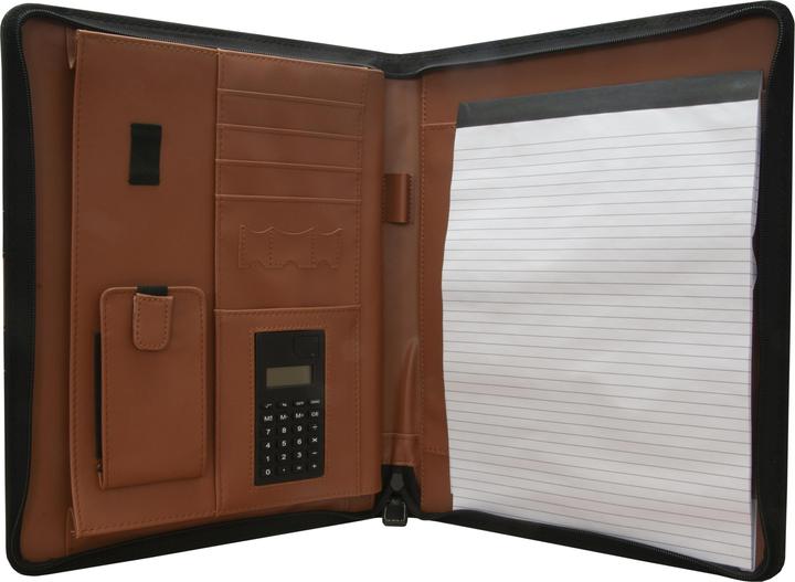 Immagine prodotto Ecobra Cartella per conferenze Elite con cerniera Design: per destrimani e mancini, per: DIN A4 oversize (A4, 1 x)