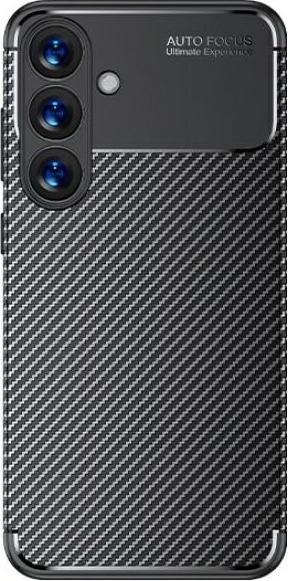 Produktbild Beline Etui Carbon Armor Sam S25 czarny/black box (Samsung Galaxy S25)
