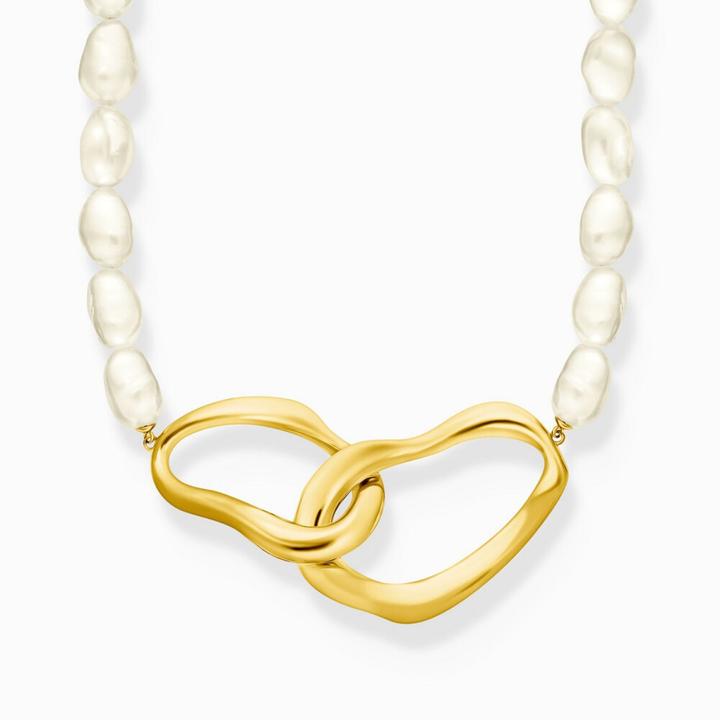 Actual product image Thomas Sabo Perlenkette Natural Beauty vergoldet (Freshwater cultured pearl, Sterling silver 925)