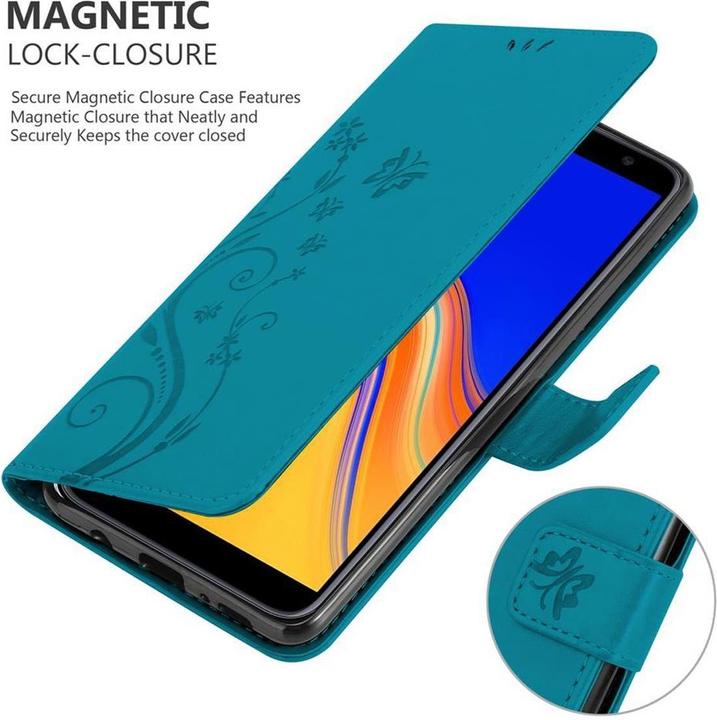 Immagine prodotto Cadorabo Copertina del libro a fiori (Samsung Galaxy J4+)