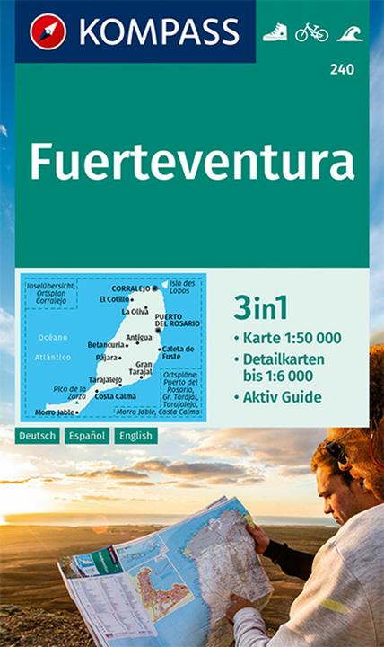 Produktbild KOMPASS Wanderkarte Fuerteventura