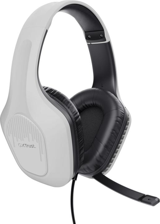 Actual product image Trust GXT415W ZIROX HEADSET - WHITE (Cable)