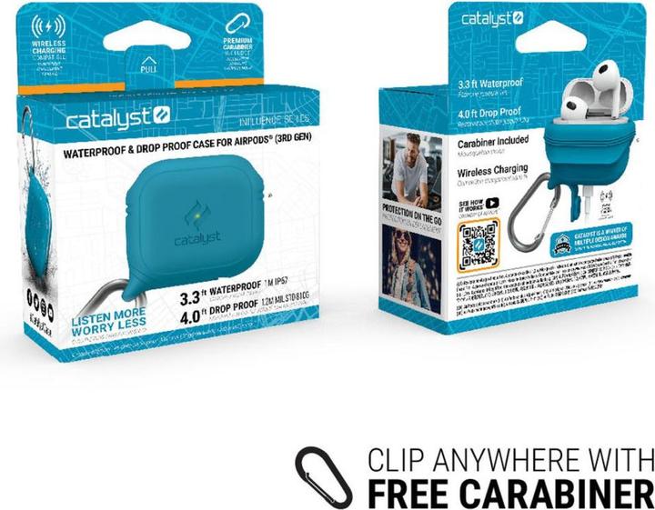 Immagine prodotto Catalyst AirPods di terza generazione. Custodia impermeabile blu marino (Manicotto per cuffie)