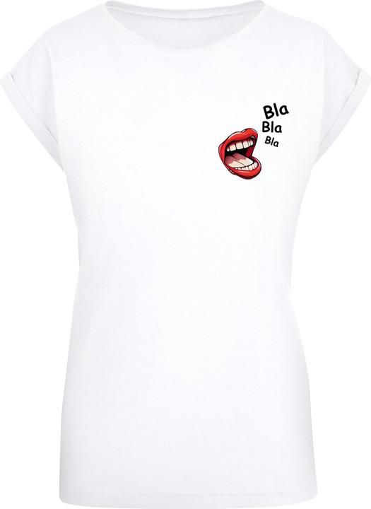 Merchcode Ladies Bla Bla Bla Comic Extended Shoulder Tee - 112883 (4XL)